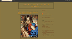 Desktop Screenshot of givemeyoureyesineedsunshine.blogspot.com