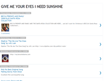 Tablet Screenshot of givemeyoureyesineedsunshine.blogspot.com