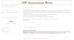 Desktop Screenshot of ccfannouncements.blogspot.com