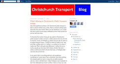 Desktop Screenshot of christchurchtransport.blogspot.com