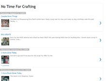 Tablet Screenshot of notimeforcrafting.blogspot.com