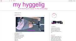 Desktop Screenshot of myhyggelig.blogspot.com