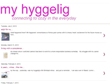 Tablet Screenshot of myhyggelig.blogspot.com