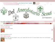 Tablet Screenshot of anecdotarioscout.blogspot.com
