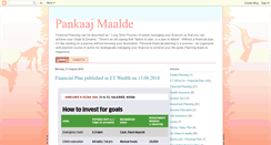 Desktop Screenshot of pankaajmaalde.blogspot.com