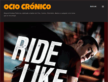 Tablet Screenshot of ociocronico.blogspot.com