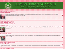 Tablet Screenshot of kemenagkabende.blogspot.com