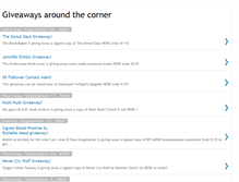 Tablet Screenshot of giveawaysaroundthecorner.blogspot.com