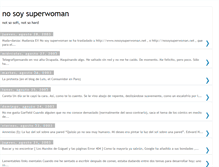 Tablet Screenshot of nosoysuperwoman.blogspot.com