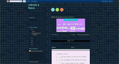 Desktop Screenshot of calculoyfisica.blogspot.com