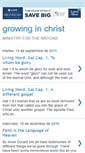 Mobile Screenshot of ministergrowinginchrists.blogspot.com