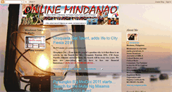 Desktop Screenshot of onlinemindanao2010.blogspot.com