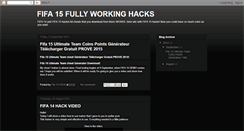 Desktop Screenshot of fifa15trainer.blogspot.com