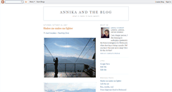 Desktop Screenshot of annika-and-the-blog.blogspot.com