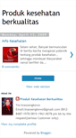 Mobile Screenshot of produkkesehatanberkualitas.blogspot.com