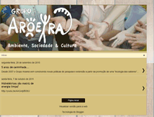 Tablet Screenshot of grupoaroeira.blogspot.com