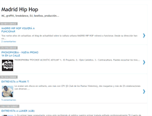 Tablet Screenshot of madridhiphop.blogspot.com