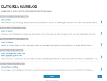 Tablet Screenshot of claygirl4main.blogspot.com