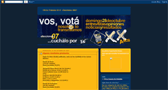 Desktop Screenshot of eleccionesentransito.blogspot.com