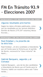 Mobile Screenshot of eleccionesentransito.blogspot.com