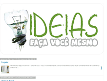 Tablet Screenshot of ideiasfacavocemesmo.blogspot.com