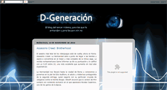 Desktop Screenshot of d-generacion010.blogspot.com