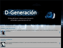 Tablet Screenshot of d-generacion010.blogspot.com