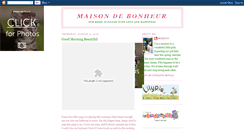 Desktop Screenshot of maisondebonheur.blogspot.com