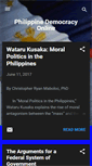 Mobile Screenshot of philippine-democracy.blogspot.com