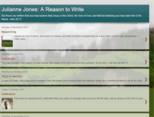 Tablet Screenshot of juliannemjones.blogspot.com