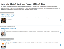 Tablet Screenshot of malaysiaglobalbusinessforum.blogspot.com