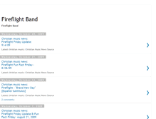 Tablet Screenshot of fireflight-band.blogspot.com