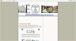 Desktop Screenshot of expomilano2015.blogspot.com