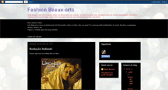 Desktop Screenshot of fashionbeauxarts.blogspot.com