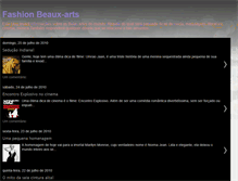 Tablet Screenshot of fashionbeauxarts.blogspot.com