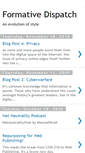 Mobile Screenshot of formativedispatch.blogspot.com