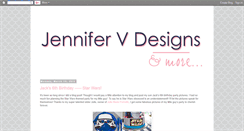 Desktop Screenshot of jennifervdesigns.blogspot.com