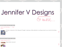 Tablet Screenshot of jennifervdesigns.blogspot.com