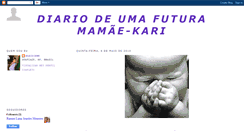 Desktop Screenshot of diariodeumafuturamame-kari.blogspot.com