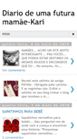 Mobile Screenshot of diariodeumafuturamame-kari.blogspot.com