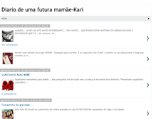 Tablet Screenshot of diariodeumafuturamame-kari.blogspot.com