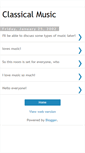 Mobile Screenshot of classicalmusic.blogspot.com