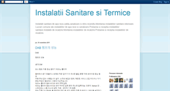 Desktop Screenshot of instalatiideincalziresisanitare.blogspot.com