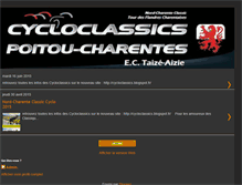 Tablet Screenshot of classiques-cyclos-charente-poitevine.blogspot.com