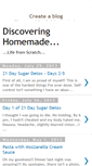 Mobile Screenshot of discoveringhomemade.blogspot.com