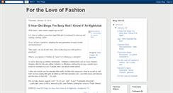Desktop Screenshot of 4-the-love-of-fashion.blogspot.com