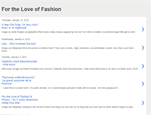 Tablet Screenshot of 4-the-love-of-fashion.blogspot.com