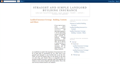 Desktop Screenshot of landlordbuildinginsurance.blogspot.com