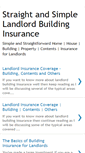 Mobile Screenshot of landlordbuildinginsurance.blogspot.com