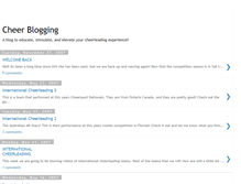 Tablet Screenshot of cheerblogging.blogspot.com